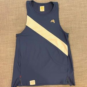 Tracksmith Van Cortlandt Singlet Navy Womens XS